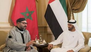 الشيخ محمد بن زايد آل نهيان وملك المغرب