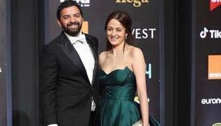 ابنة نجلاء فتحي وزوجها في مهرجان الجونة السينمائي