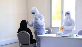 فحص كورونا في الإمارات