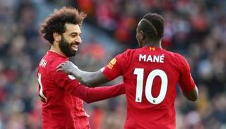 محمد صلاح مع ساديو ماني