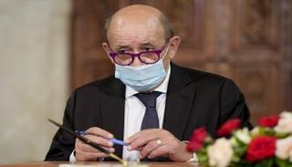 وزير الخارجية الفرنسي جان ايف لودريان - أ.ف.ب 