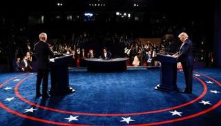 ترامب وبايدن خلال المناظرة السابقة- أرشيفية