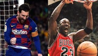 ميسي ومايكل جوردان