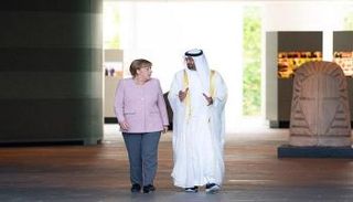 الشيخ محمد بن زايد وأنجيلا ميركل