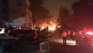 انفجار سابق في وسط العاصمة العراقية بغداد - أرشيفية
