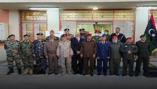 جانب من اجتماع لجنة 5+5 الليبية في  غدامس