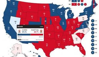 بايدن يتقدم في نيفادا