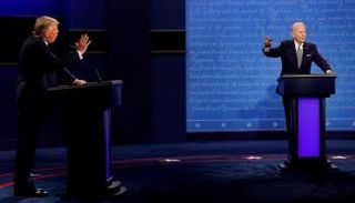 بايدن وترامب خلال مناظرة - أرشيفية