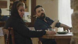 تيم حسن ومنى واصف في مشهد من مسلسل 