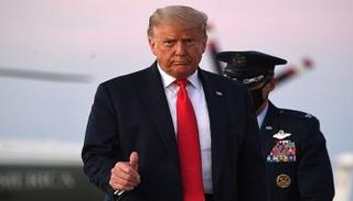 الرئيس الأمريكي المنتهية ولايته دونالد ترامب