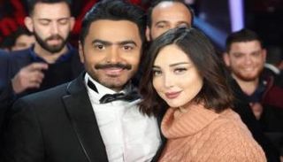 بسمة بوسيل وتامر حسني