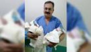 عراقية تلد 3 توائم بعد حرمان 7 سنوات