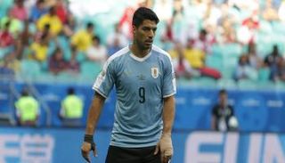 لويس سواريز مهاجم منتخب أوروجواي