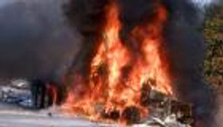 فيديو.. انفجار شاحنة غاز بالمكسيك ومقتل 13 شخصا