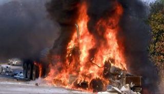 انفجار شاحنة للغاز المسال في المكسيك