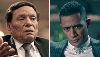 محمد رمضان والفنان عادل إمام  