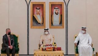 جانب من القمة الثلاثية بين الإمارات والبحرين والأردن