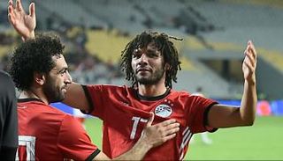 محمد صلاح مع محمد النني