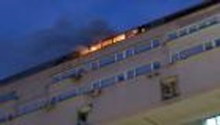 حريق هائل بمركز بيربا في إسطنبول 