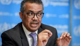 المدير العام لمنظمة الصحة العالمية تيدروس أدهانوم جيبريسوس