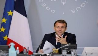 الرئيس الفرنسي إيمانويل ماكرون