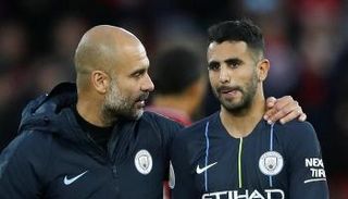 رياض محرز وبيب جوارديولا