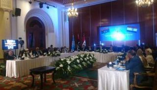 جانب من اجتماعات القاهرة بين فرقاء ليبيا