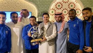 مجموعة من نجوم الهلال