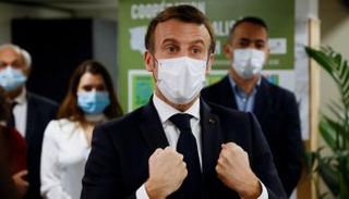 الرئيس الفرنسي إيمانويل ماكرون