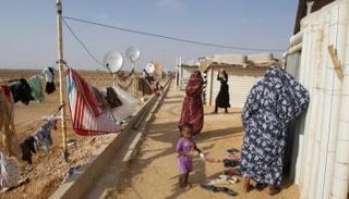مواطنون ليبيون نازحون من مدينة تاورغاء - أرشيفية