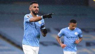 رياض محرز نجم فريق مانشستر سيتي