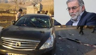 السيارة التي كان يستقلها فخر زاده عند اغتياله