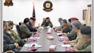 الغرفة الأمنية ببنغازي برئاسة الفريق عبد الرازق الناضوري