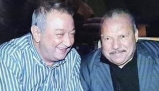 نور الشريف والحاج نادي السباعي 