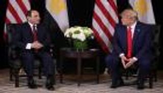  ترامب والسيسي يبحثان هاتفيا قضايا المنطقة