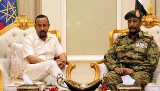 الفريق عبدالفتاح البرهان ورئيس الوزراء الإثيوبي آبي أحمد - أرشيفية