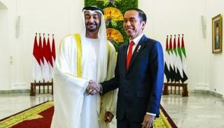 الشيخ محمد بن زايد آل نهيان والرئيس جوكو ويدودو - أرشيفية