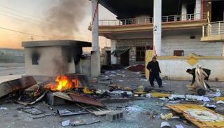 الاحتجاجات التي شهدها الإقليم شابتها أعمال عنف- رويترز