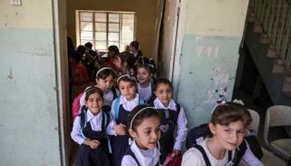 تلميذات في مدرسة عراقية (أرشيفية)