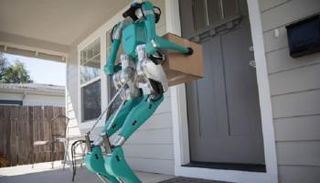 نموذج لأحد روبوتات توصيل الطلبات