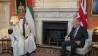 محمد بن زايد وبوريس جونسون يبحثان سبل إحلال السلام بالشرق الأوسط