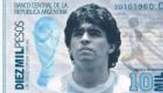 مارادونا علي البيزو.. ورقة لتخليد أسطورة التانجو