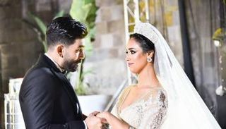 جانب من حفل زفاف رنا سماحة وسامر أبوطالب