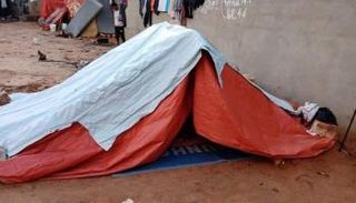 جانب من مركز احتجاز المهاجرين بالجبل الغربي - الزنتان