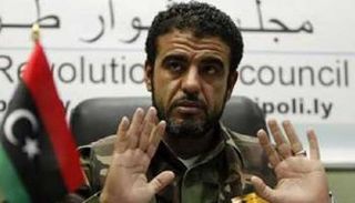 عبدالله ناكر أثناء رئاسته مجلس مسلحي طرابلس - أرشيفية