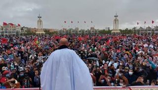 تجمع خطابي لأبناء العيون احتفالا بالاعتراف الأمريكي