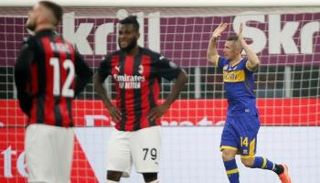 من مواجهة ميلان وبارما في الدوري الإيطالي