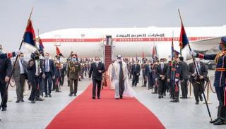 الشيخ محمد بن زايد آل نهيان والرئيس المصري عبدالفتاح السيسي