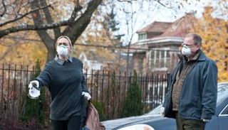 مشهد من فيلم Contagion