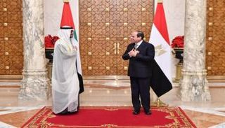 السيسي يستقبل الشيخ محمد بن زايد آل نهيان